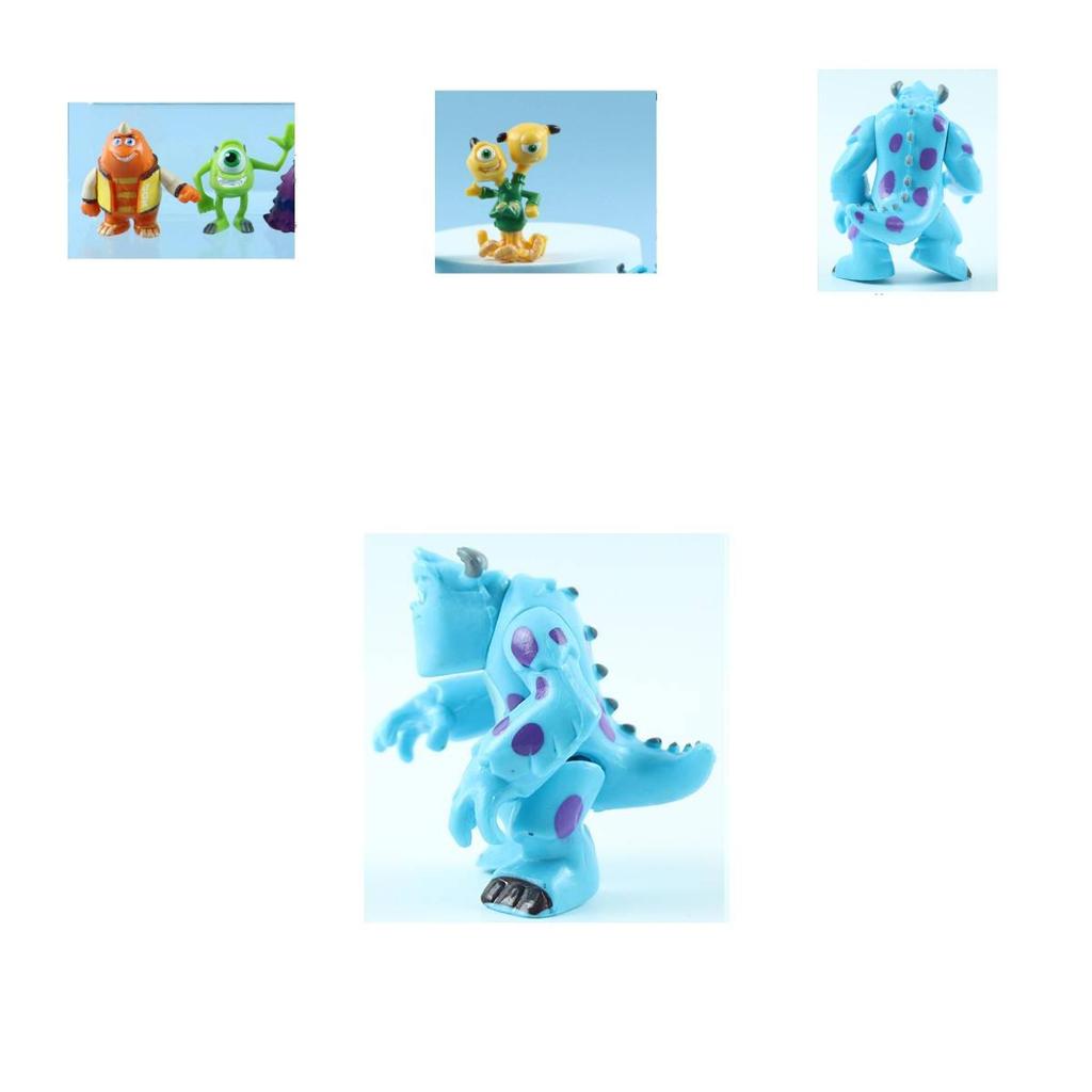 Colorful Pvc Monster University Figure Set With 12 Unique Monster Designs For Collectors