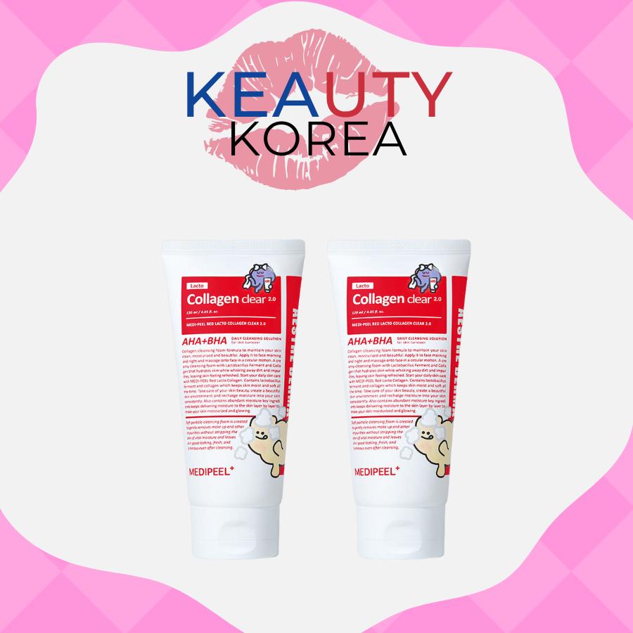 

MEDI-PEEL Red Lacto Collagen Clear 2.0 Одуванчик Сердце 120мл+120мл 1pc