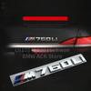 For BMW M Power New Emblems Badge Logo M135d M145d M145i M240d M240i M340d M340i M440d 4M40i M550i M760Li ABS Rear Logo