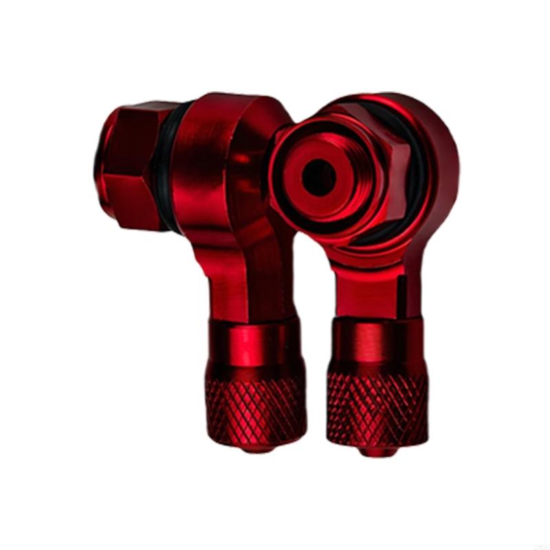 28GC Motorcycle Modification Accessories Aluminum Tubeless Tyre Valves Stem for Most Motorbike Replacement Tire Valves Stems красный