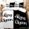 New Modern White Bedding Set 3PCS Soft Polyester Queen King Full Size Duvet Cover Set With Pillowcases Double Couple Duvet Cover