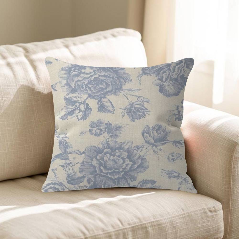 Splashing Ink Flower Pillow Anime Pillow Sofa Bed Head Pillow Cover Cushion Cover 45x45 Cm Fashion