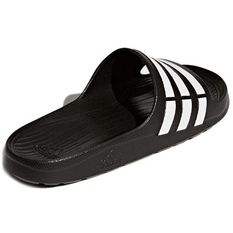 adidas Duramo Slide Core Black White G15890 Unisex Casual Slides  G15890