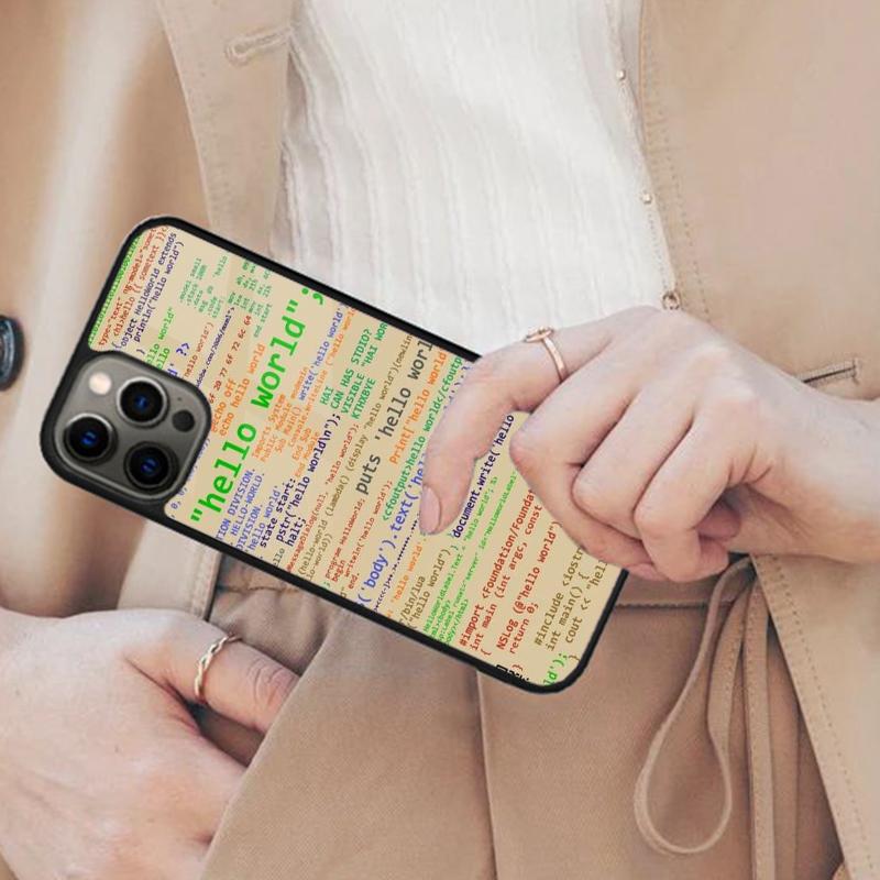 

The Code design programmer Magnetic Phone Case For APPLE iPhone 17 Air 16 14 13 12 Pro Max 15 Plus Wireless Charge MagSafe Cover iPhone 13mini