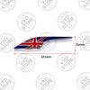 3D UK British Flag Grille Emblem METAL Rear Trunk Car Badge sticker For Abarth Land Rover Jaguar Skoda seat MINI Copper Fiat SS10