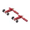 2PCS Bench Dogs Clamp 19mm Red Color Adjustable MFT Table Hold Down Clamp for Woodworking