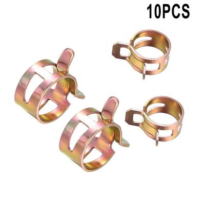 10Pcs 5-16mm For Choose Fuel Spring Clip Vacuum Silicon Hose Clamp Autos Spring Clip Fuel Oil Water Tube Clamp