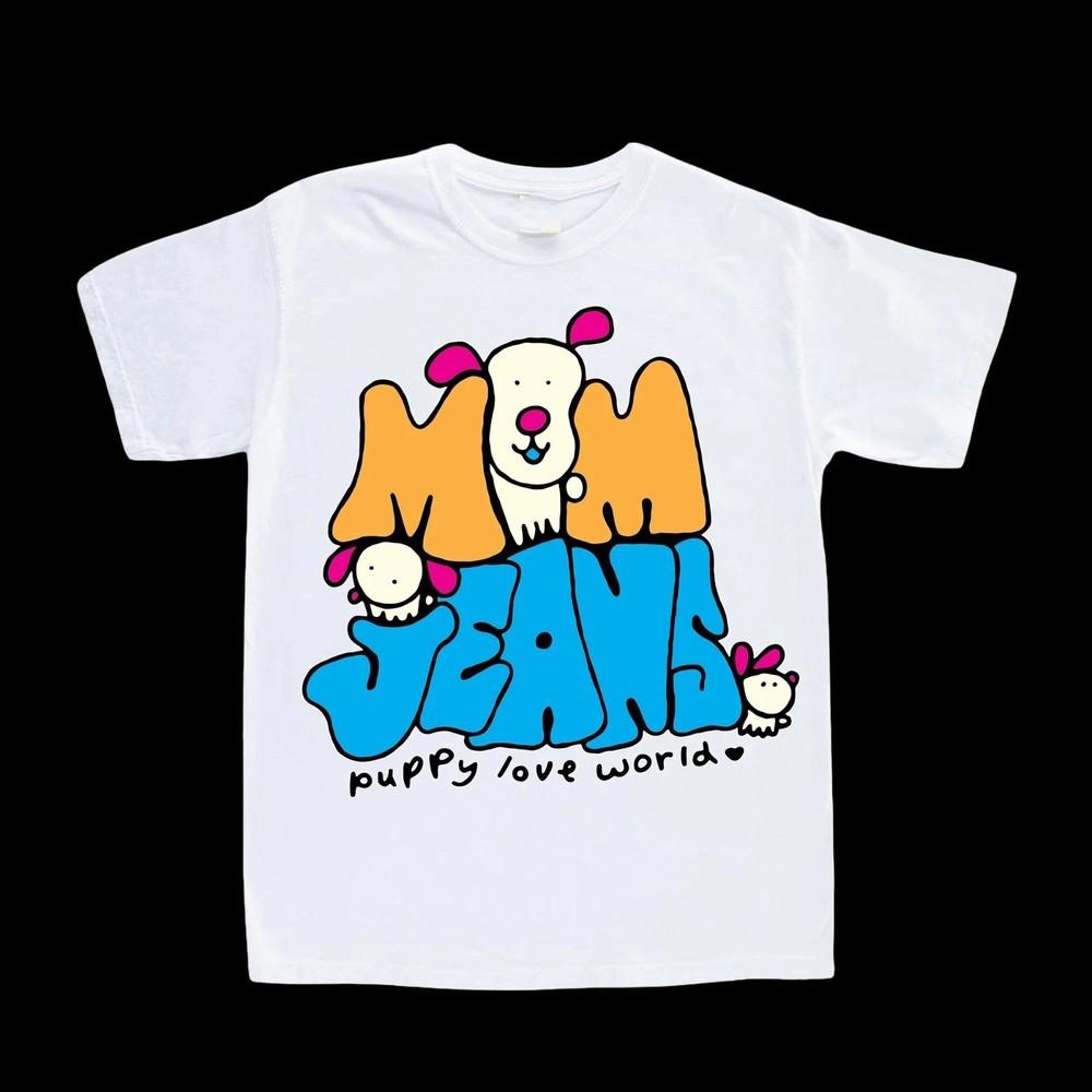 Mom Jeans Band Puppy Love White S to 5XL Concert Shirt AA813 Unisex T-Shirt XL