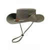 Unisex Letní Outdoorový Klobouk Bucket Hat Ochrana proti UV Široký Okraj Turistika Kempování Sluneční Klobouk Pro Muže Ženy Jednobarevný Skládací Panama Kšilty