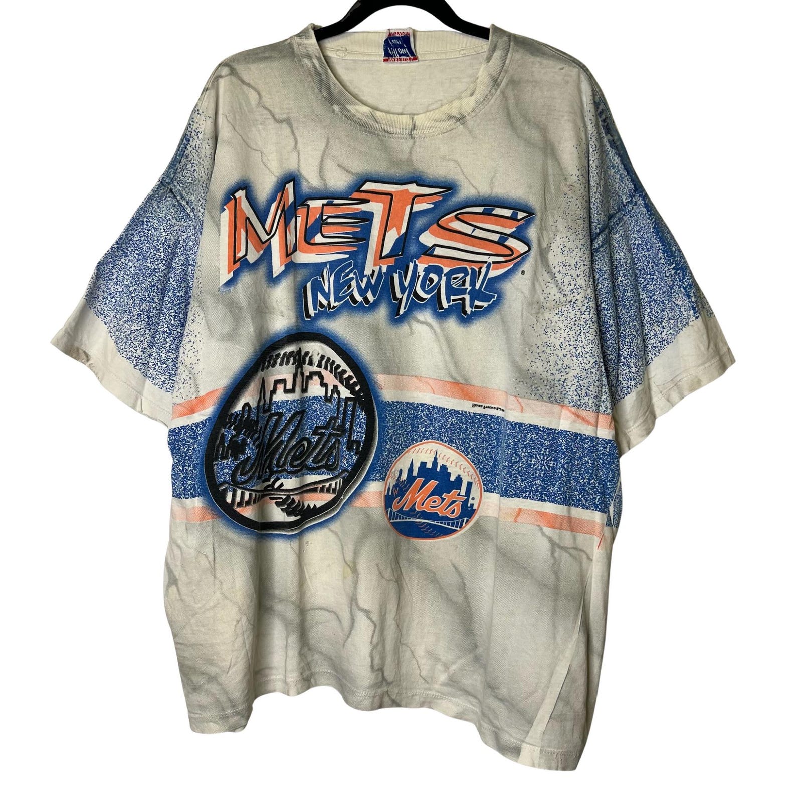 1998 New York Mets MLB T shirt Sz 3XL (B1665) M