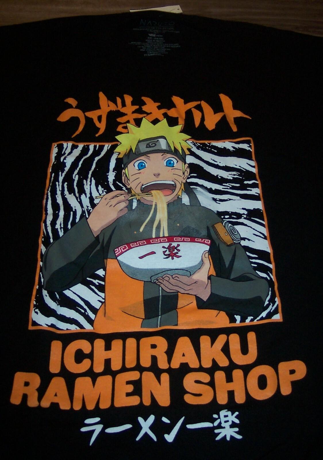 Shonen Jump NARUTO Shippuden Anime Ichiraku Ramen Shop T-shirt MENS 3XL XXXL NEW L