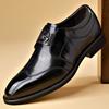Fashion Luxury Mens Leather Shoes New Stylish Men's Shoes Pointed Oxford Wedding Leather Men Dress Shoes Gentleman Office Man Shoe