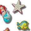 Crocs Ariel Princess Five-Piece Set Zinc Alloy Shoe Accessories Women's Multicolor