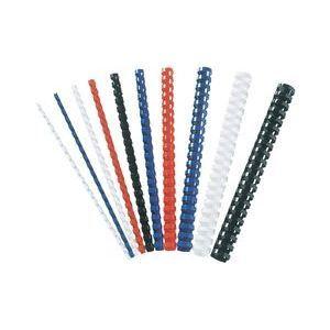 Plastic Binding Spines - FELLOWES - A4 - 22 Mm - 21 Rings - Black