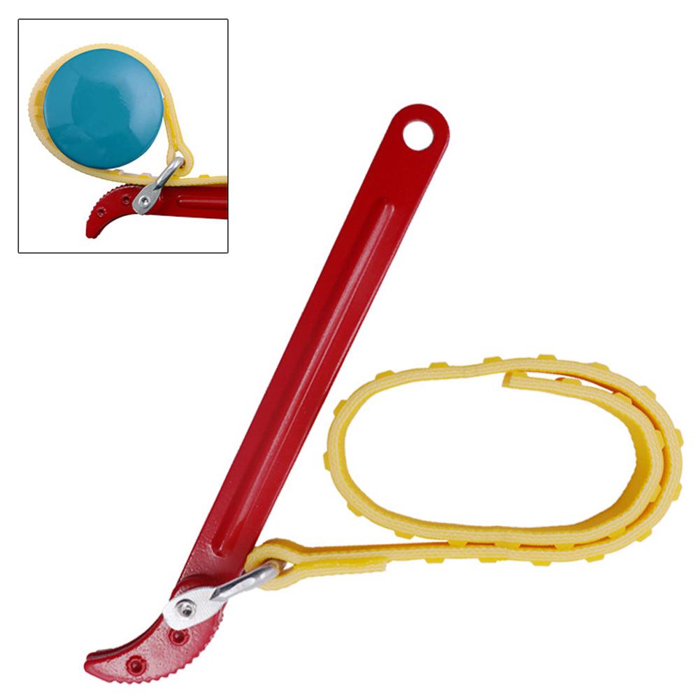 Adjustable Oil Fuel Filter Removal Strap Wrench Tool Belt 8/12inch Heavy Duty T U Strap Opener Cartridge Disassembly Tool