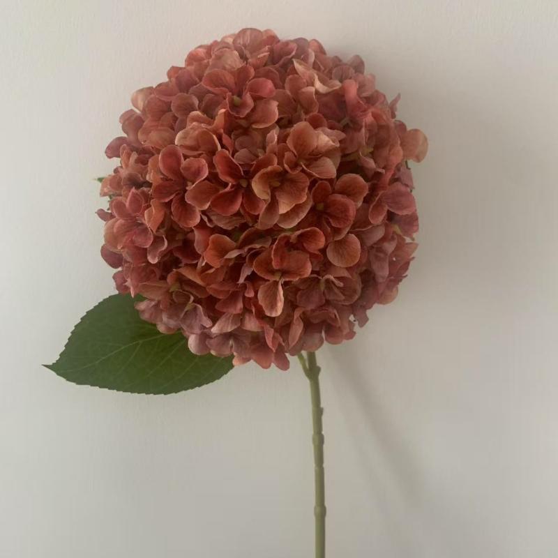Lifelike Artificial Hydrangea Flowers 66cm Large Flowers Artificial Fake Hydrangeas for Home Decor Floral Arrangements Wedding Bouquets Centerpieces
