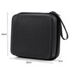 New Hard Shell EVA Storage Box Mini Portable Zipper Earphone Case Black Protective Storage Case Charging Cable