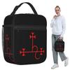 Lilith - Goetia Style Sigil-Uncircled Poster Insulated Lunch Bag for Women Office Cooler Thermal Food Box Tote  Lunch Boxes