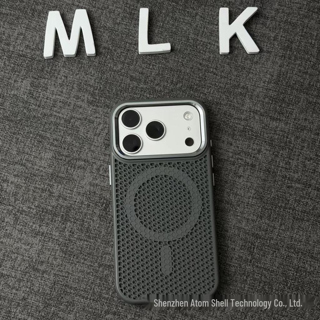 iPhone 17 Pro Max Honeycomb Heat Dissipation Magnetic Case - Drop-Proof Summer Edition