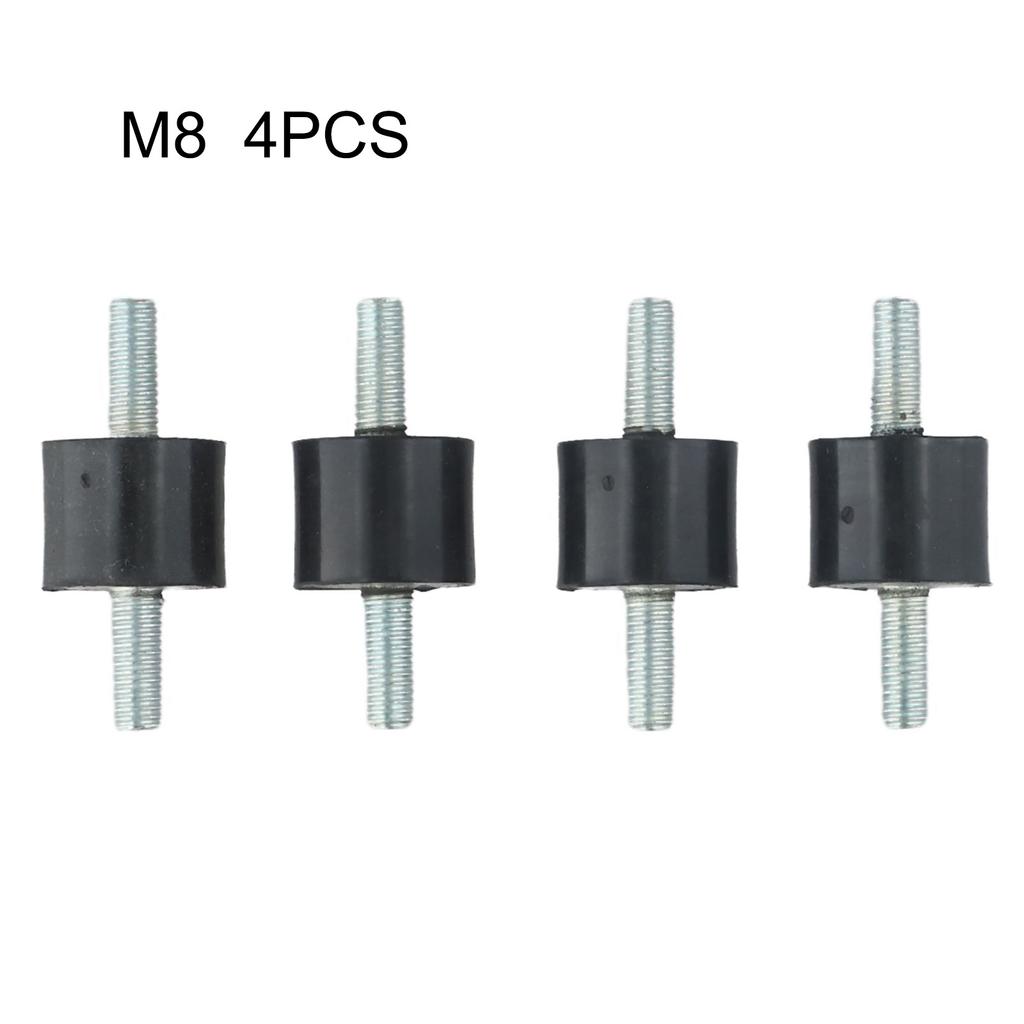 4 X Rubber Buffer Set Vibration Damper Silent Block Rubber Metal Buffer Protects Against Vibration Interference M5 M6 M8