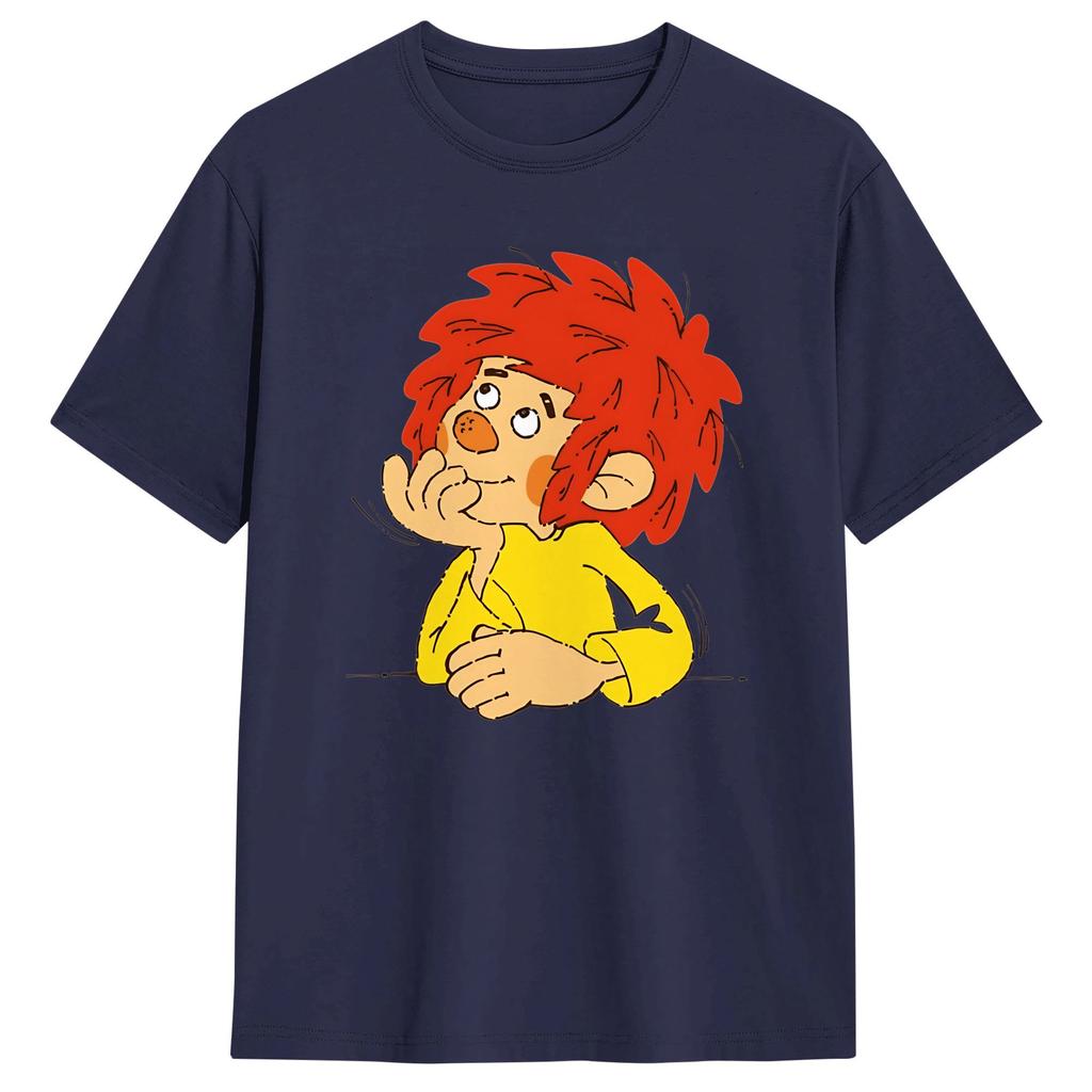 PPumuckls T Shirt Summer Streetwear TShirts Cotton Trending Tee Shirt For Unisexs Casual Tops