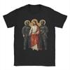 Ice Jesus TShirt Summer Hip Hop TShirts Mens Cotton ONeck Plus Size 5XL Clothing ShortSleeved Vintage Tshirt