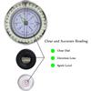 Vintage Professional Metal Compass with Aluminum Case for Hiking and Climbing