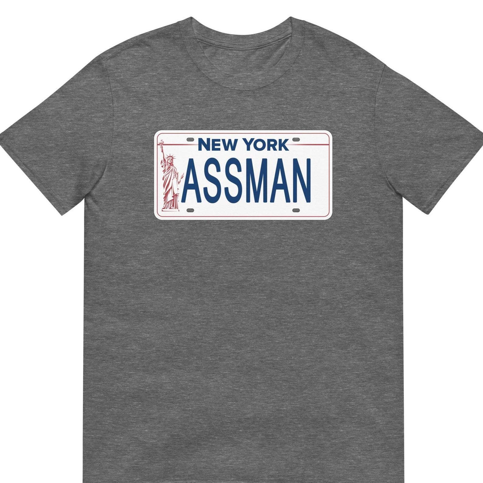 Assman Kramer Shirt, Seinfeld Inspired Tee, George Costanza, Unisex T-Shirt 4XL