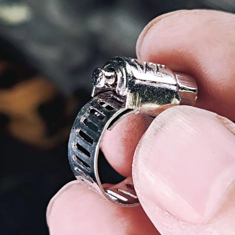 Adjustable Car Fuel Tube Pipe Clamp Stainless Steel Screw Band Hose Clamps Worm Gear Plier Tools Faucet Water Pipes Fasteners