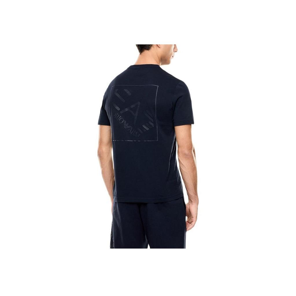 Emporio Armani EA7 Logo Print Crew Neck Short Sleeve T-Shirt Men Tops 7M001487-AF17789-UB102