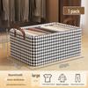 Foldable Extra Large Waterproof Storage Bin with Steel Frame