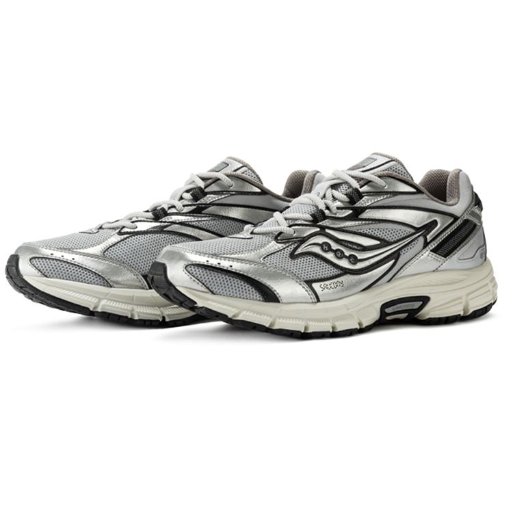 SAUCONY Grid Cohesion 2K Elektronické prvky Unisex tenisky Stříbrně šedé S79019-1