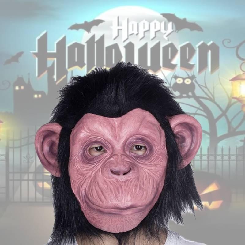 Realistic Latex Monkey King Mask For Halloween And Costume Parties Scary Gorilla Design