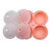 Vassoio per palline di ghiaccio in silicone con imbuto per whisky e vino