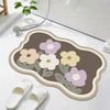 Diatom Mud Quick-Dry Anti-Slip Bathroom Floor Mat – Water-Absorbing Entrance Carpet