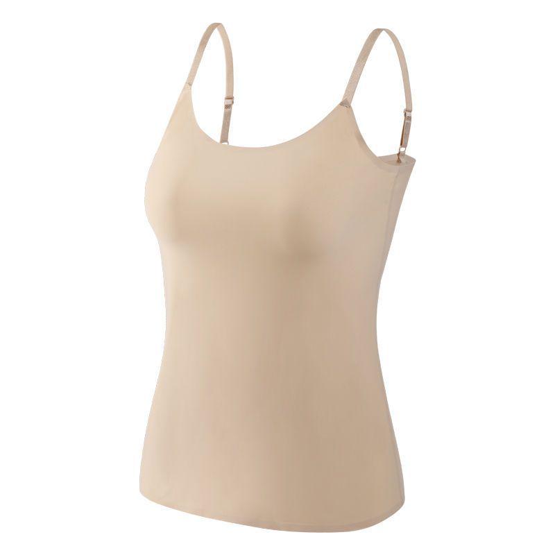 Ice Silk Strapless Backless Camisole - Korean Style Student Top