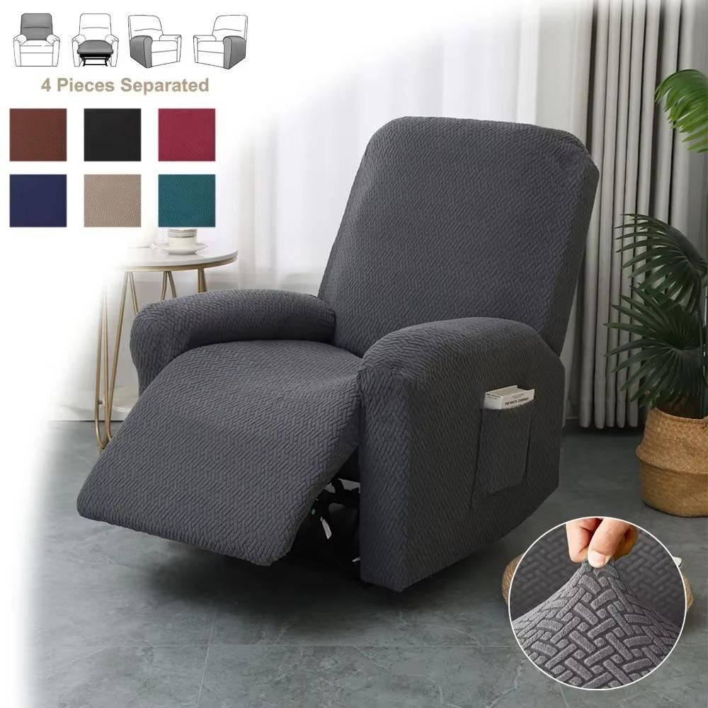 Non Slip 1 Seat Sofa Cover Elastic Couch Cover Chair Cover Slipcover  Living Room