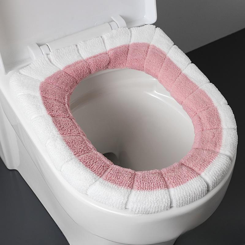 

Бытовой водонепроницаемый чехол на сиденье для унитаза, зимний чехол на сиденье для унитаза, шайба для унитаза с четырьмя сезонами, общее утолщение, зима Cross colour 30cm