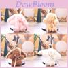 Cute Rabbit Plush Doll With Pp Cotton Filling For Bag Decoration And Gift
