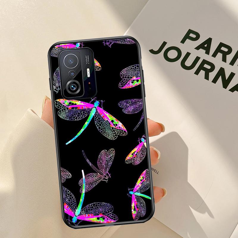 Dragonfly Animal Art Case For POCO X4 Pro X3 GT F1 F3 M3 M4 X3 Pro Phone Cover For Xiaomi 11T 12 Pro Mi 11 Lite