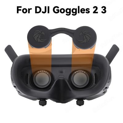 For DJI Avata 2 Goggles 3 Lens Cover for DJI Goggles 3 FPV Drone Accessories Flight Glasses Eye Mask Silicone Case Protector
