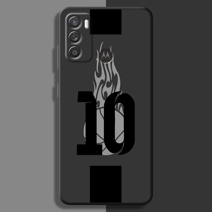 

FootBall Number 7 10 Phone Case for Motorola Moto G30 G51 G60S G71 G22 G32 G52 G72 Edge 20 Lite 30 Neo 30 Fusion Cover Edge 30 Neo