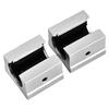 4Pcs SBR16UU 16mm Aluminum Bearing Block Slide Bushing with Open Linear Slide for CNC, with   Plating for  , Strong  Capacity