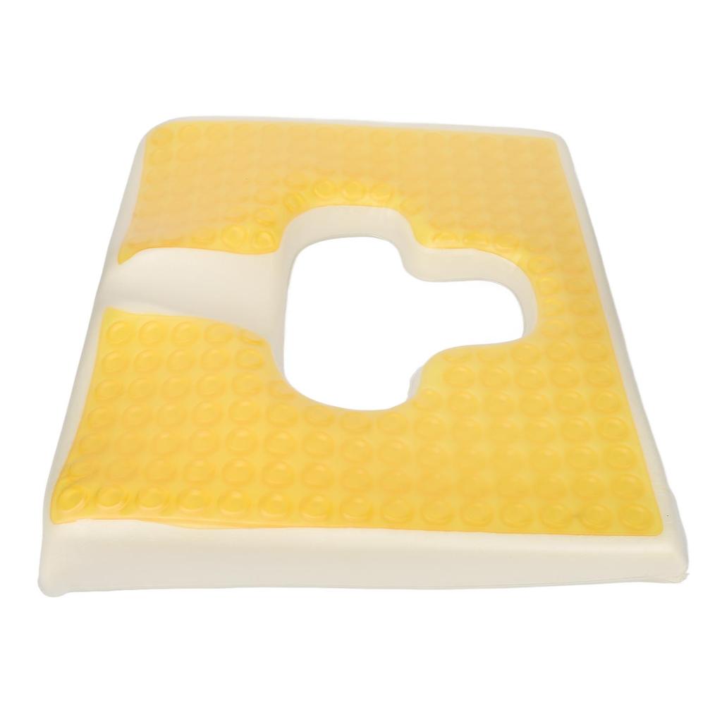 Sitting Pad Yellow Triangular Slope Design T Shaped Nursing Cushion