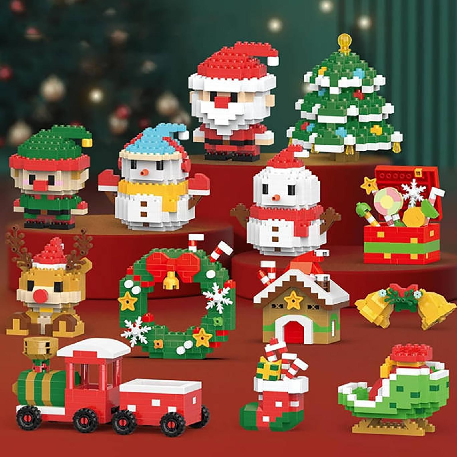 

Claus Modeling Building Set Of 12, Christmas Building,Christmas Theme DIY Decorations, Christmas Dolls, New Year s Birthday Gi One Size