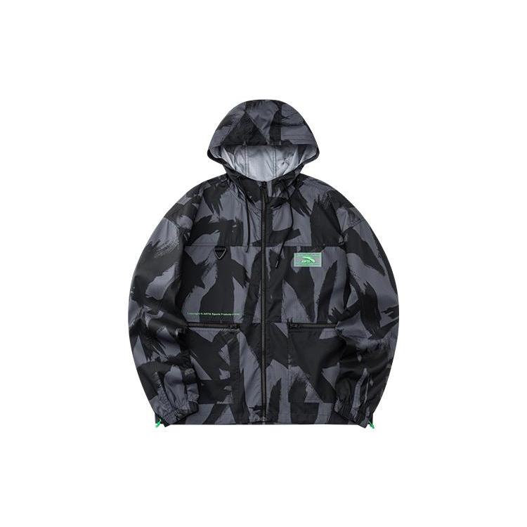 ANTA Jackets Men s Black Hooded Moderate Other 152228613-2 XXXL