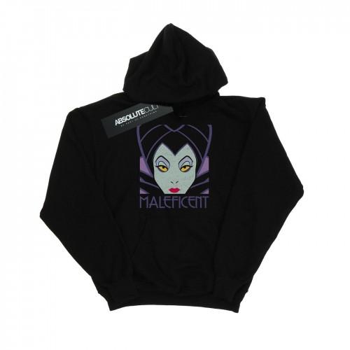 Disney Mens Maleficent Cropped Head Hoodie
