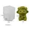 3D Fluffy Sheep Silicone Mold Cute Lamb Candle Making Mould for Soap Resin Plaster DIY Craft Decor