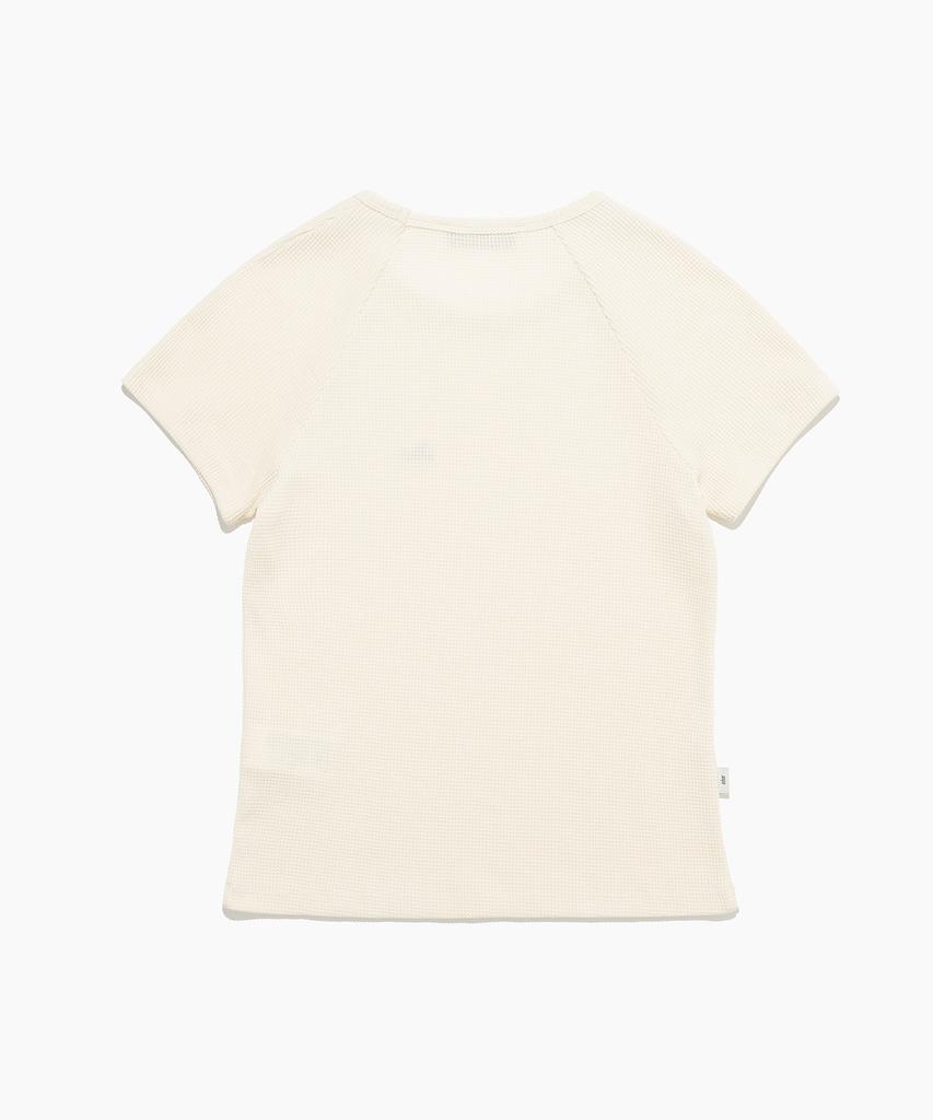 TTUDEMENT Raglan Short Sleeve T-Shirt (Ivory)