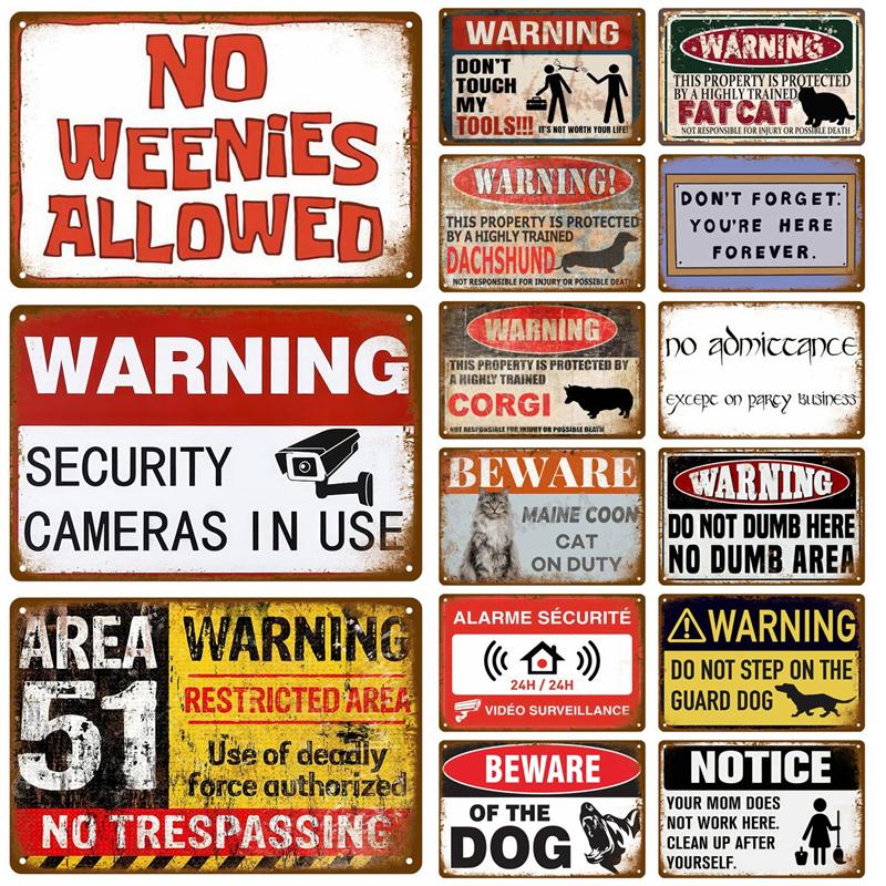 Vintage Tin Sign Home Decor Items Wall Decor Art Wall Mural Room Decoration Items Decor Men Retro Metal Sign Plate Bar Posters